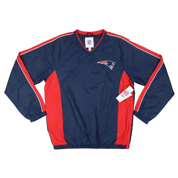 New England Patriots NFL Team Apparel Lightweight Windbreaker Men's Jacket NWT - Picture 1 of 2